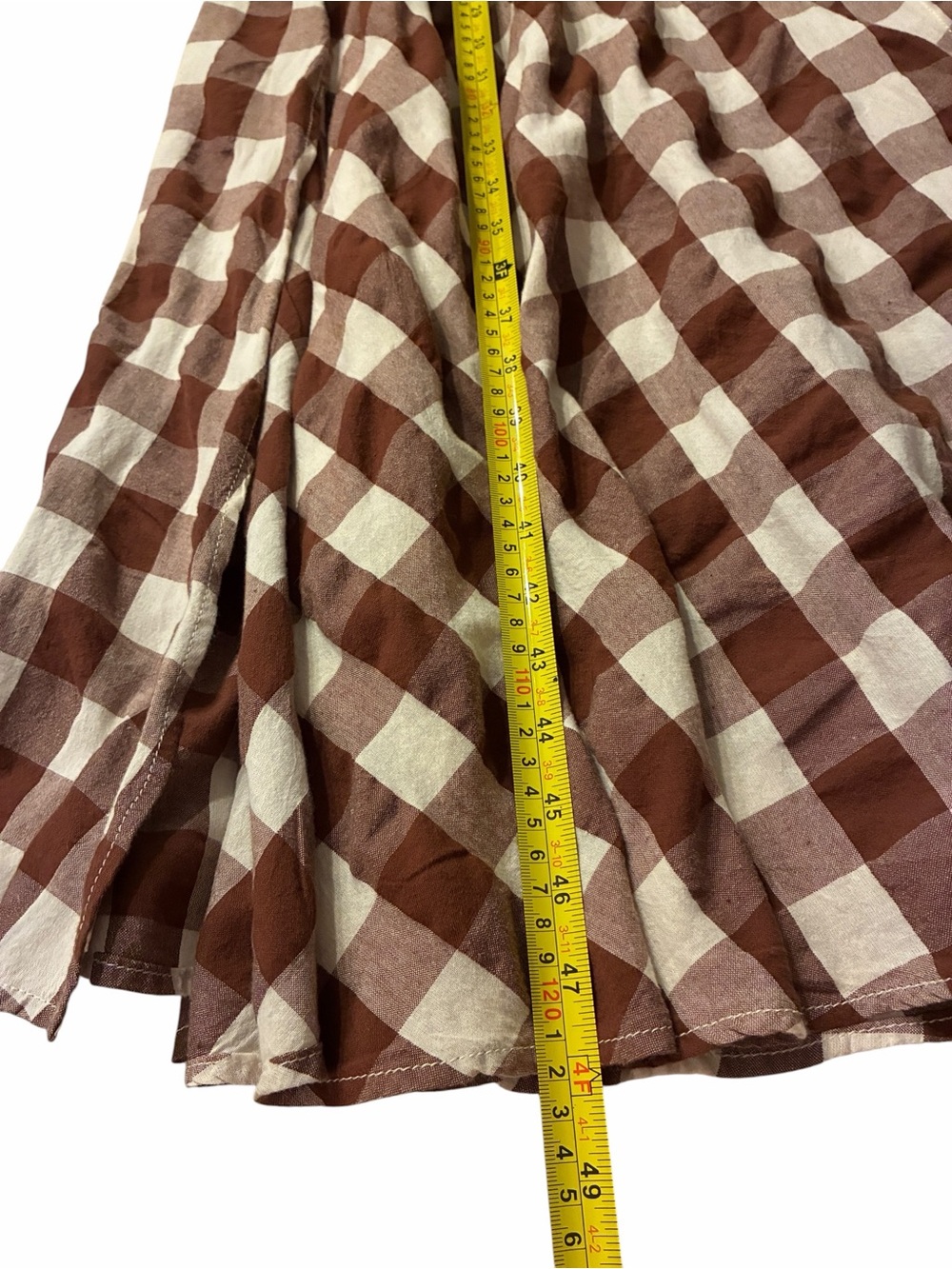 Free People Via Gingham Cotton Seersucker Sundress Sz XS - Picture 12 of 12